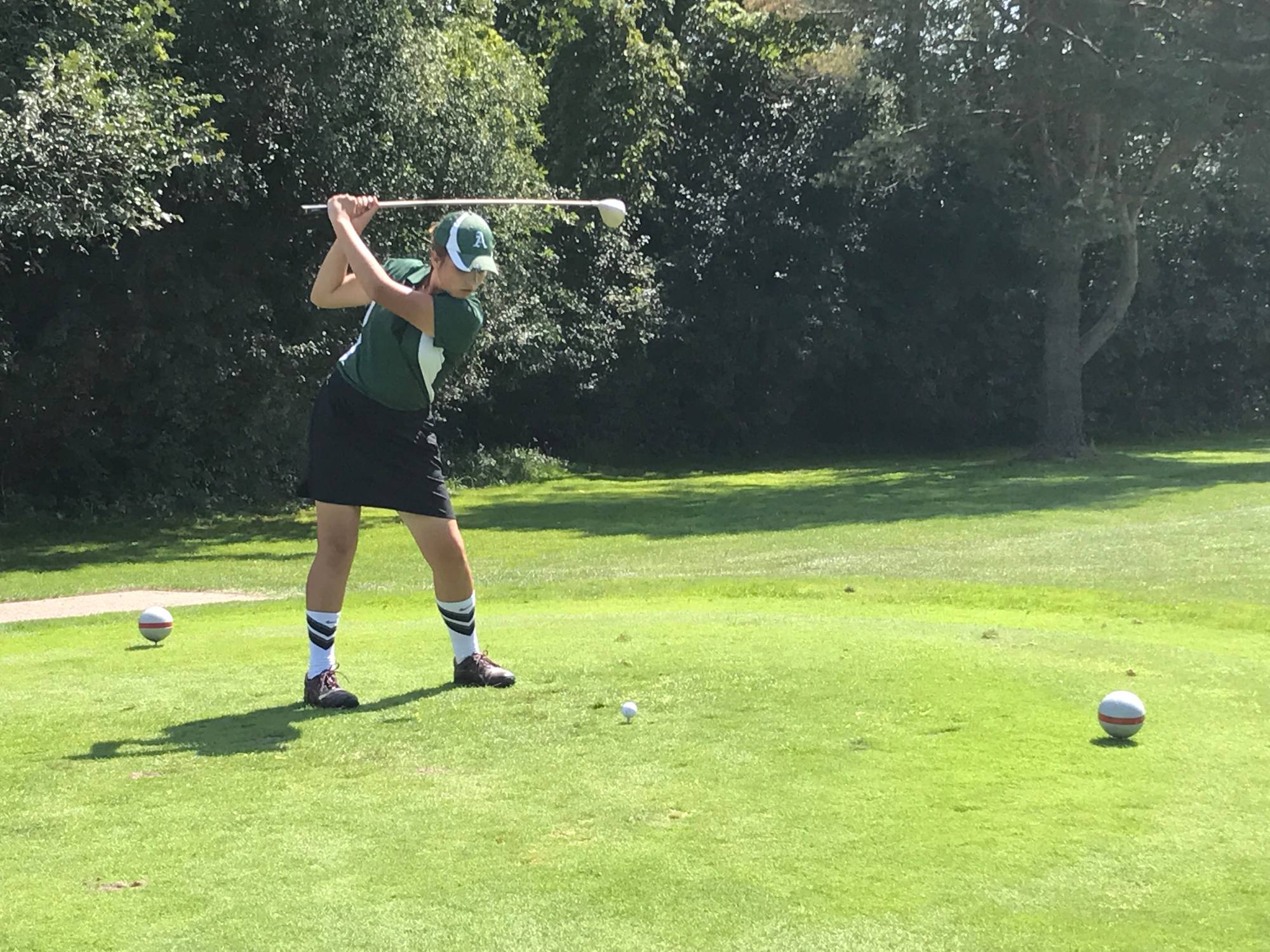 Kennedy fires it down the fairway!