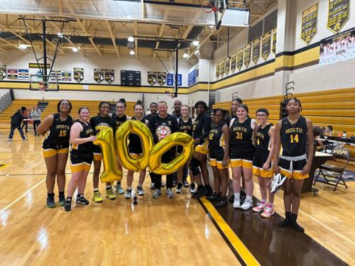 Congratulations Coach Simpson on your 100th Raider Victory! 