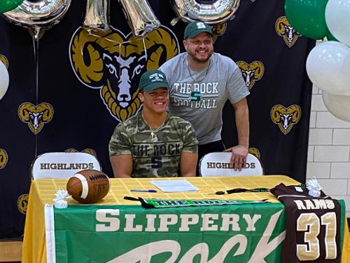 Daniel Long Signs Letter of Intent To Slippery Rock University
