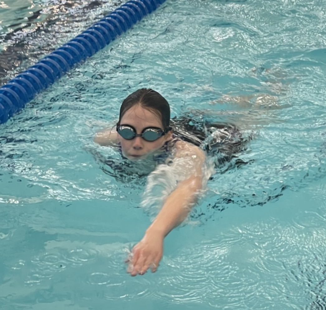 ISVI Swimmer demonstrating excellent form