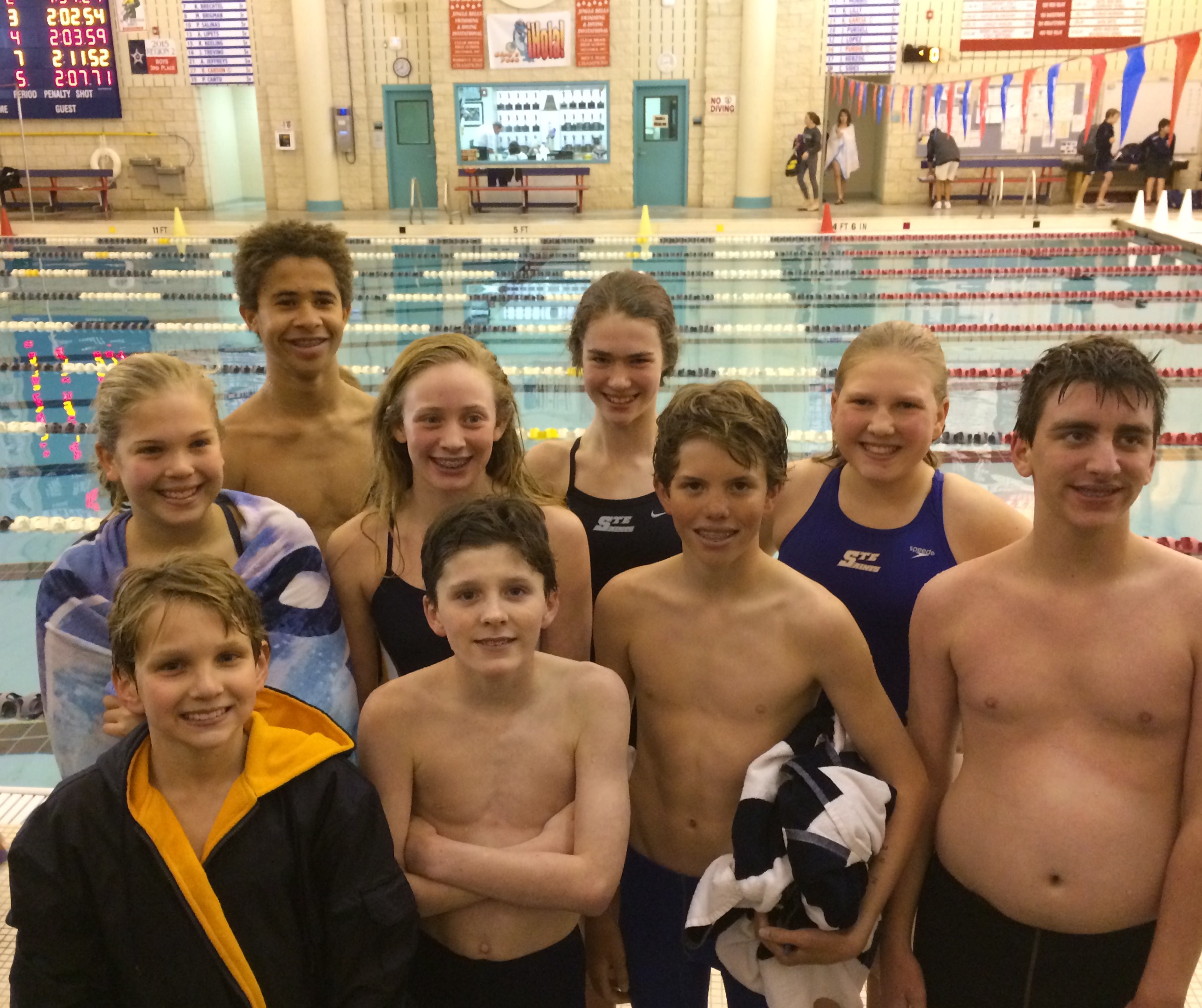 CoEd Middle School Swimming