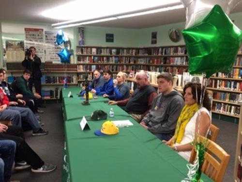 Big crowd watches Jack Cunningham and Alex Peters sign to play baseball at ICC College next season