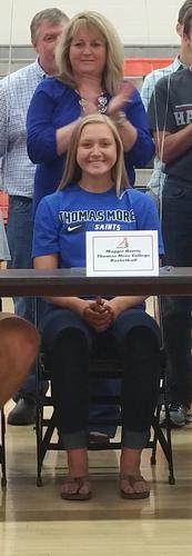 Maggie Harris signing to play Basketball at Thomas More College