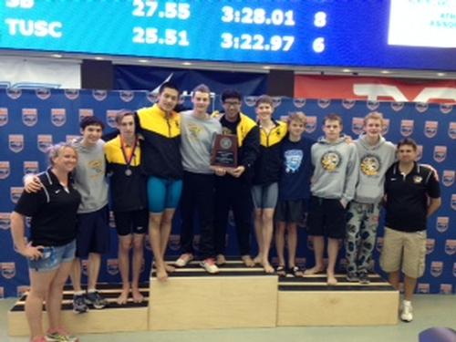 Men's Swimming 2016-17 3A State Runner-up