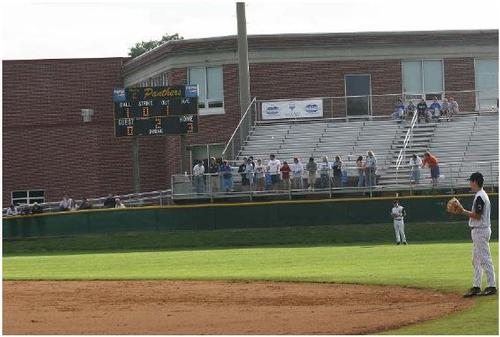 Baseball Field
Fully enclosed, lighted, Major League size field with seating for over 2500 fans.