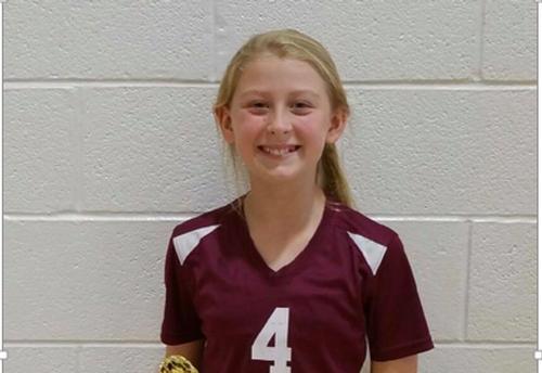 Middle School Athlete of the Week for Volleyball