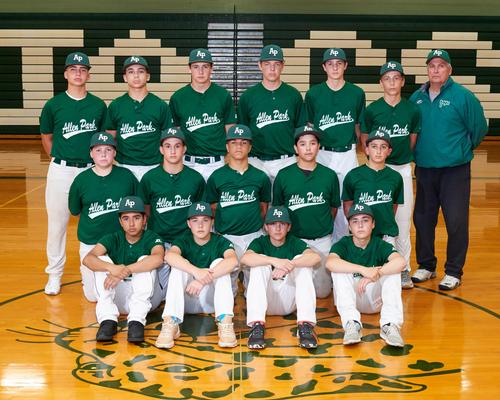 2016-2017 Boys Freshman Baseball Team