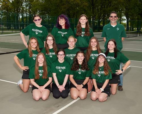 2020-2021 Girls JVB Tennis Team