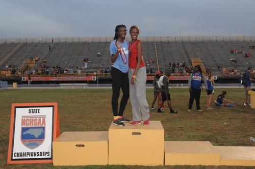 Simmons & McKnight take 1st & 2nd in the Tripple Jump