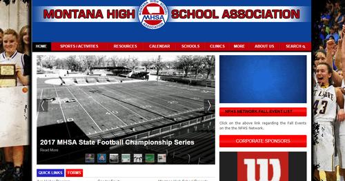 Connor's Field makes MHSA Homepage picture