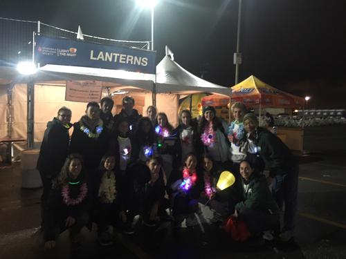Cross Country volunteering for the Leukemia Lymphoma Society - Light The Night at AT&T Park.