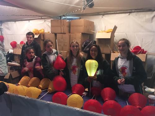 Cross Country volunteering for the Leukemia Lymphoma Society - Light The Night at AT&T Park.