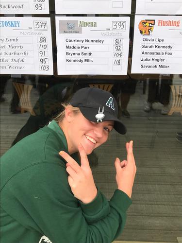 Junior and Assistant Captain Brynna Smith slashes 13 strokes of her regional best!