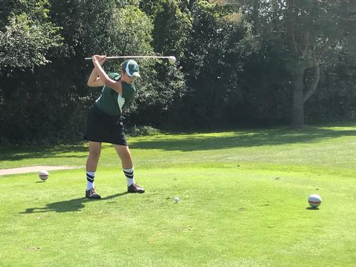 Kennedy fires it down the fairway!