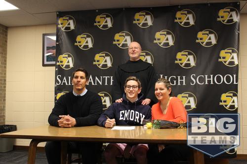 Congratulations to Joshua Giardinelli for committing to Emory University for swimming. 