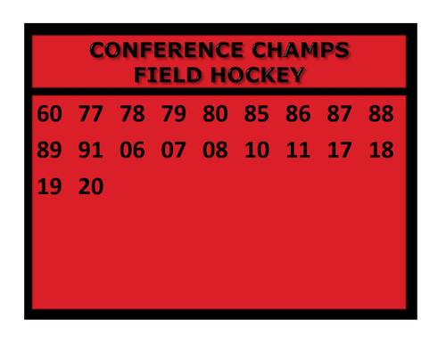Field Hockey Conference Titles