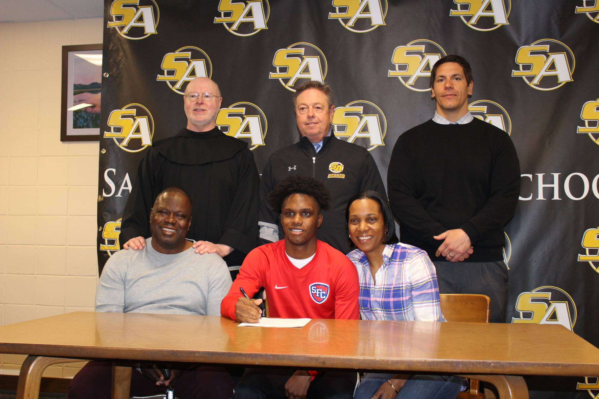 Congratulations Jevon Burke on committing to St. Francis College to play soccer