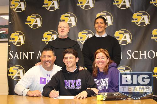 Congratulations to Tyler Podolsky on committing to New York University for wrestling. 