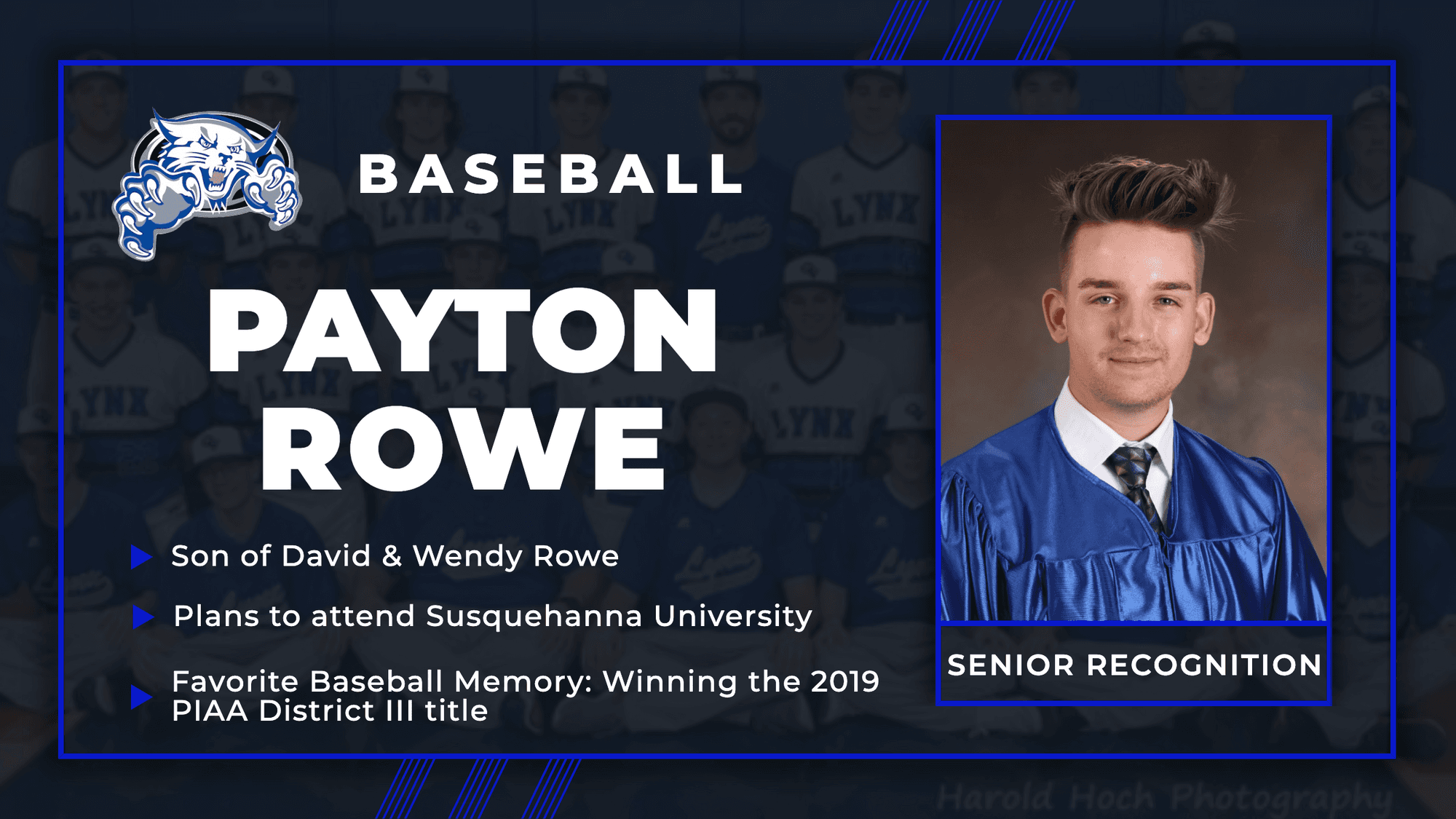 Payton Rowe - Baseball