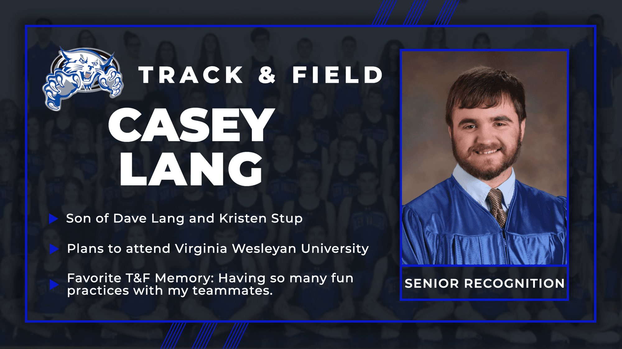Casey Lang, Track & Field