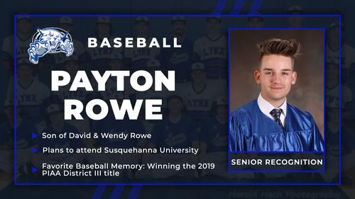 Payton Rowe - Baseball
